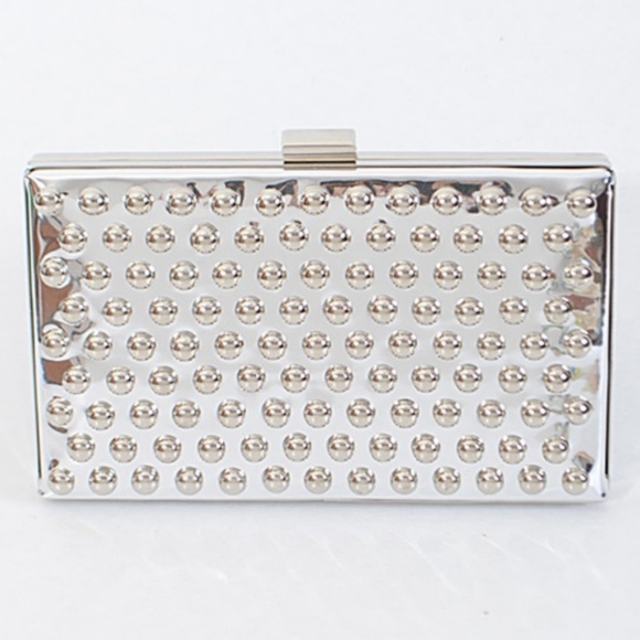 3am forever® Handbags - Silver Clutch Bag Elegant Metal Masterpiece
